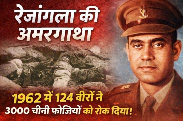 रेजांगला की अमर गाथा: 1962 India China War में मेजर शैतान सिंह और 124 जवानों की शहादत की कहानी