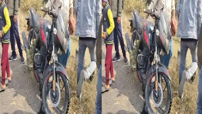 रील्स बनाने के दौरान बाइक चालक ने बिजली के खंभे में मारी टक्कर, चालक समेत युवती हुई जख्मी
