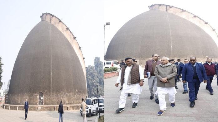 मुख्यमंत्री ने ऐतिहासिक गोलघर परिसर का भ्रमण कर वर्तमान स्थिति का लिया जायजा, अधिकारियों को दिए निर्देश