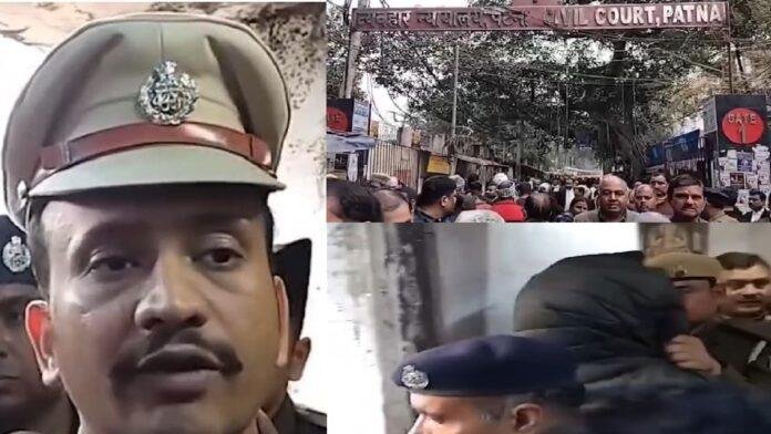 सिविल कोर्ट परिसर में हथियार के साथ पहुँचे युवक को पुलिस ने दबोचा, बड़ी घटना टली