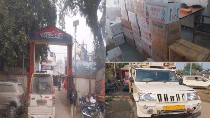 कुचायकोट पुलिस ने वल्थरी चेक पोस्ट से पकड़ा 927 लीटर शराब, 2 तस्कर गिरफ्तार