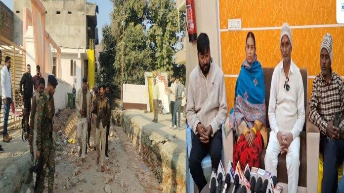 रास्ते के विवाद को लेकर भू-माफियाओं ने की गोलीबारी, पीड़ित परिवार ने प्रशासन से लगाई सुरक्षा की गुहार