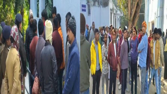 भभुआ में युवक विशाल की संदिग्ध मौत, परिजनों के हंगामे के बाद जाम हटा