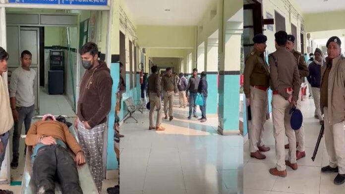 युवक को गोली मारकर किया घायल, पूर्व विवाद में अज्ञात अपराधियों पर हमला करने का आरोप