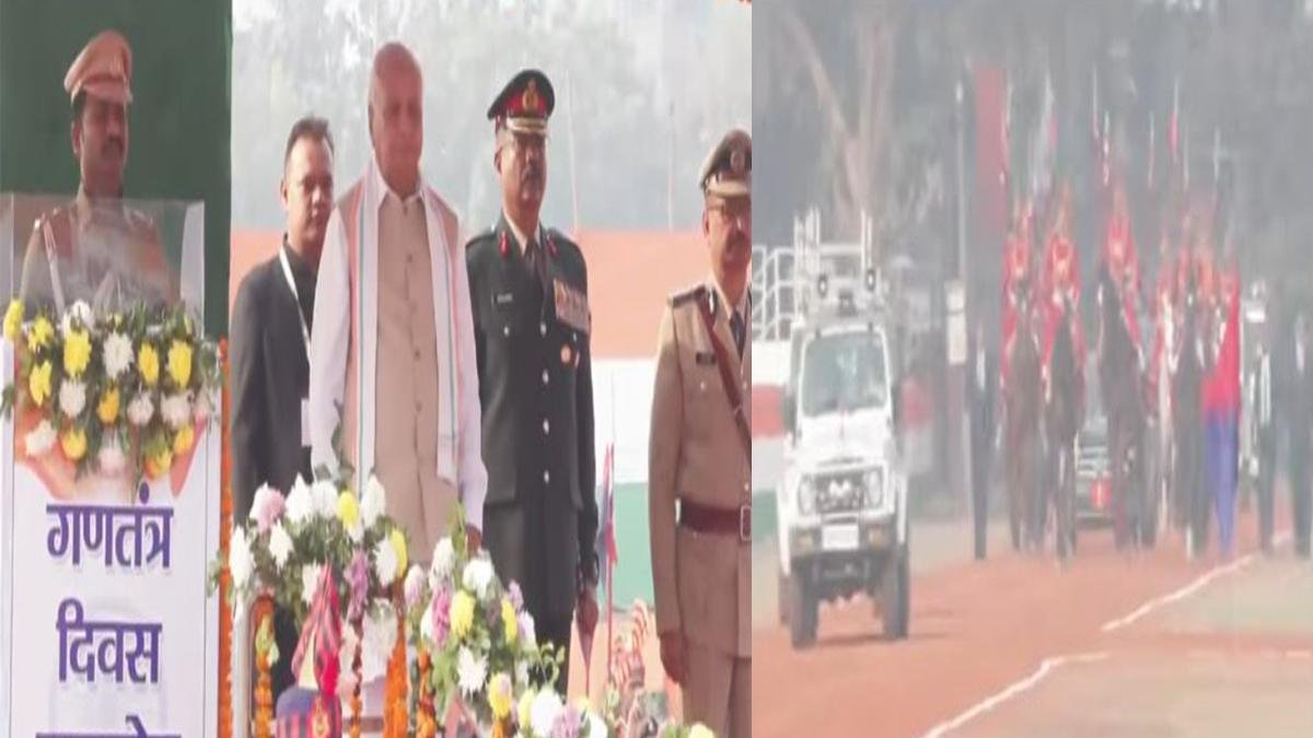 77वां गणतंत्र दिवस : गांधी मैदान से विधानसभा तक शान से लहराया तिरंगा, राज्यपाल ने किया झंडोत्तोलन | 22Scope News Patna Tiranga 1 22Scope News