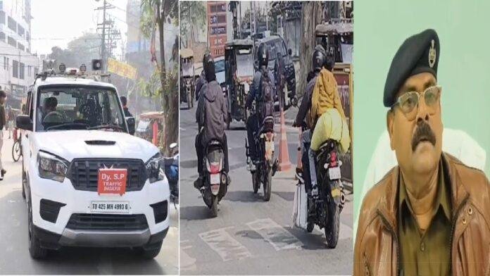 लापरवाह वाहन चालको पर कसेगा शिकंजा, ट्रैफिक एसपी ने कहा नंबर प्लेट से छेड़छाड़ करने वालो की बढ़ेगी मुश्किल