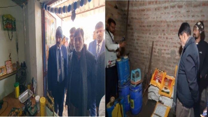 औचक निरीक्षण में कृषि मंत्री पहुँचे खाद दुकान,खाद नहीं मिलने की शिकायत पर ऑन स्पॉट अधिकारियों से शोकॉज