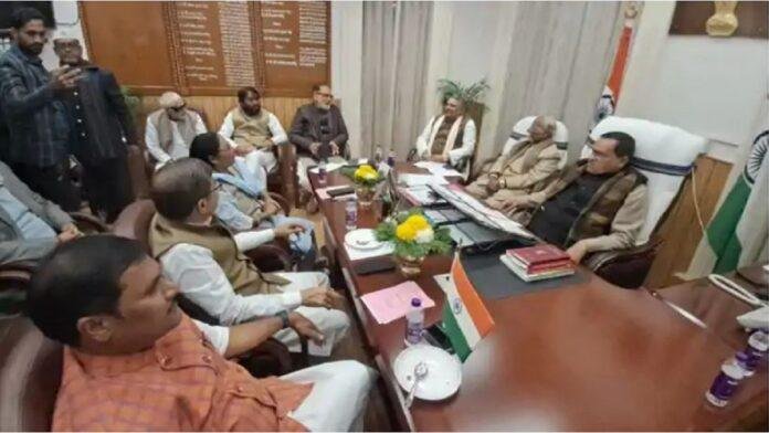 बजट सत्र को लेकर सभापति ने बुलाई सर्वदलीय बैठक,सदन के शांतिपूर्ण और सुचारू संचालन पर हुई चर्चा