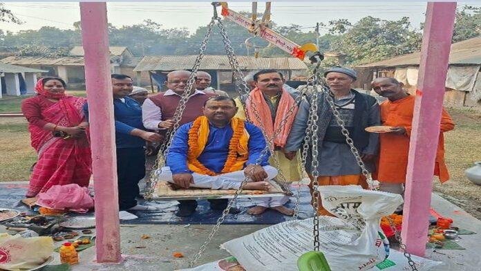 मधेपुरा में मकर संक्रांति पर गोसेवा का अनुपम उदाहरण, श्री मधेपुरा गोशाला में हुआ पावन तुलादान एवं महाप्रसाद का आयोजन