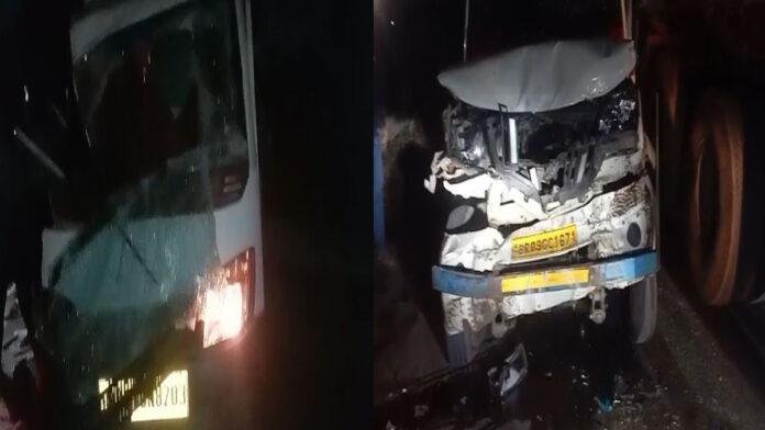 बख्तियारपुर में भीषण सड़क हादसा, 3 वाहनों की टक्कर, बुलेट सवार 2 लोगों की मौके पर मौत