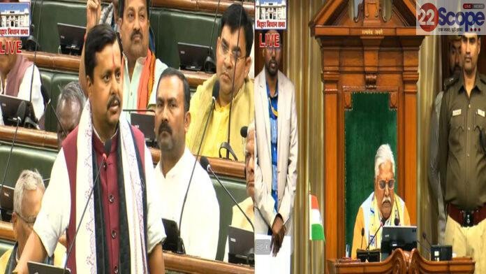 विधानसभा पहुंचे नितिन नवीन, सदन में भारत माता की जय और जय श्रीराम के लगे नारे