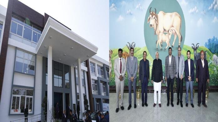 मुख्यमंत्री ने पशुपालन निदेशालय व राज्य स्तरीय संसाधन एवं प्रशिक्षण केंद्र के नवनिर्मित भवन का किया निरीक्षण