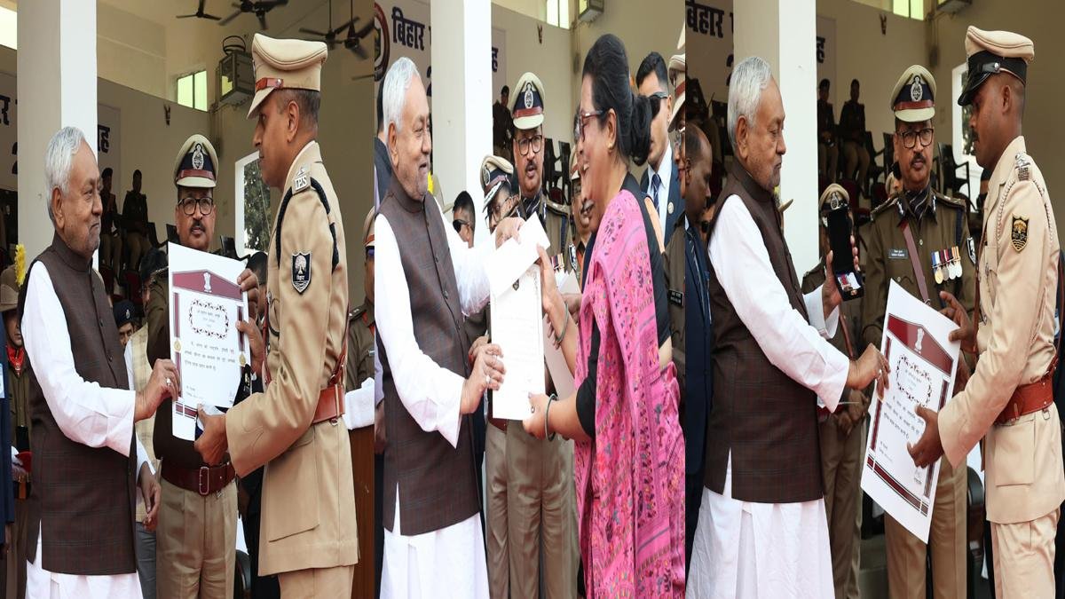 बिहार पुलिस सप्ताह-2026 : सामूहिक परेड-सह-वार्षिक पारितोषिक वितरण कार्यक्रम में शामिल हुए मुख्यमंत्री | 22Scope News CM Bihar Police Week 4 22Scope News