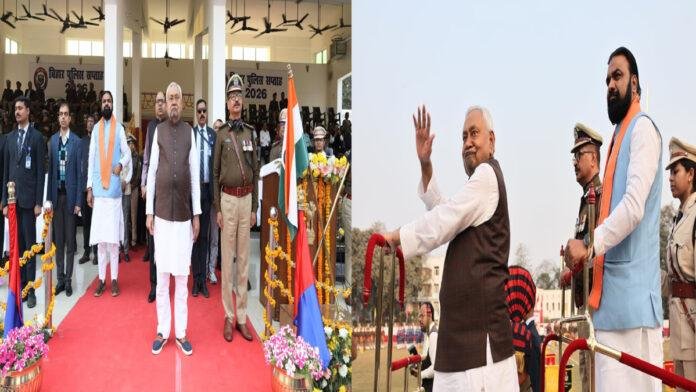 बिहार पुलिस सप्ताह-2026 : सामूहिक परेड-सह-वार्षिक पारितोषिक वितरण कार्यक्रम में शामिल हुए मुख्यमंत्री