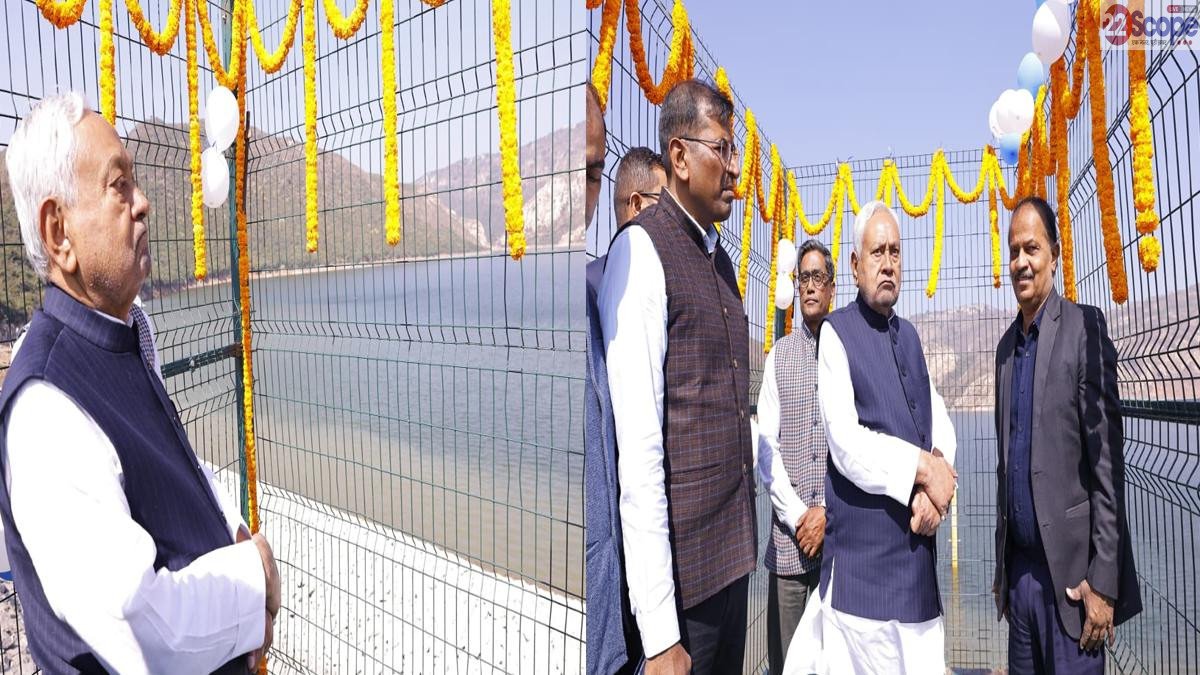 मुख्यमंत्री ने गंगाजी राजगृह जलाशय का किया निरीक्षण, मलमास मेला-2026 की तैयारियों को लेकर दिए निर्देश | 22Scope News CM Nalanda 1 22Scope News