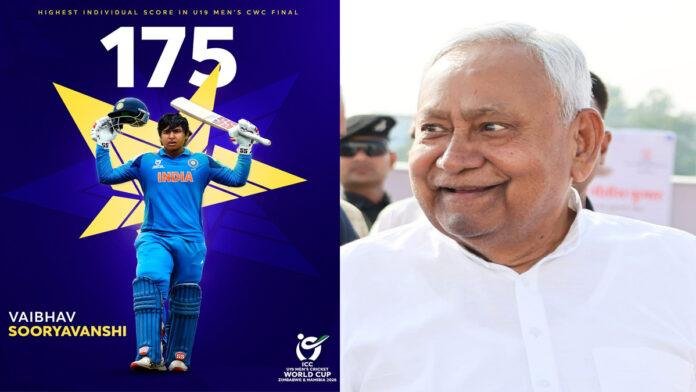 Under-19 World Cup : वैभव का तूफानी शतक, CM ने ट्वीट कर दी बधाई