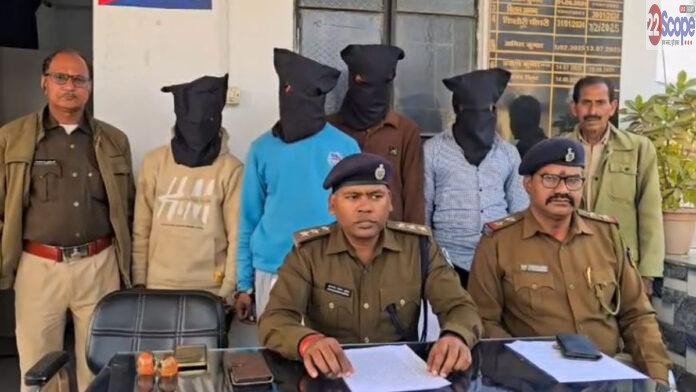 गोपालगंज में अंतरजिला बाइक चोर गिरोह का भंडाफोड़, सरगना समेत 4 गिरफ्तार