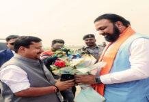 मिथिला की हृदय स्थली दरभंगा एयरपोर्ट पर BJP राष्ट्रीय अध्यक्ष का भव्य स्वागत