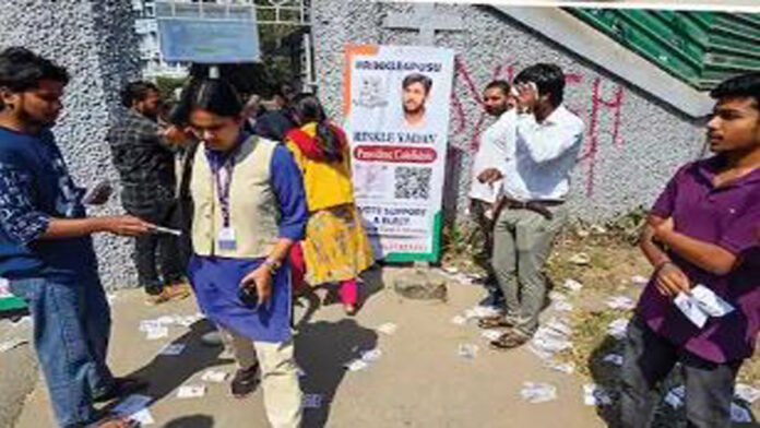 पटना विश्वविद्यालय छात्र संघ चुनाव : चली गोली, वोटिंग समाप्त, शाम को आएंगे नतीजे