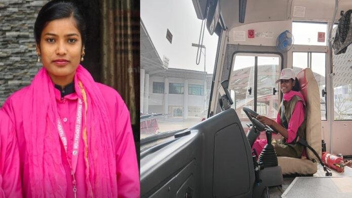 स्टीयरिंग पर बेटियां : 14 फरवरी को पिंक बसों के लिए 6 महिला चालकों का नियोजन