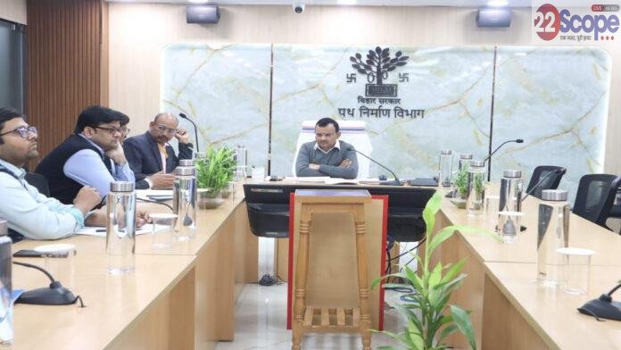 बख्तियारपुर-ताजपुर मुख्य गंगा पुल प्रगति की समीक्षा, सचिव ने तेज गति से कार्य करने के दिए निर्देश