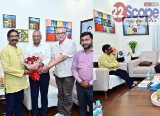 वैज्ञानिक जीवीके सुब्रमण्यम ने की सीएम हेमंत से मुलाकात