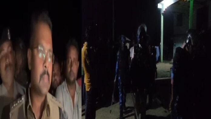 बेतिया में ग्रामीणों का पुलिस पर गुस्सा, गिरफ्तारी के दौरान हंगामा, 3 घंटे तक घिरी रही पुलिस गाड़ी