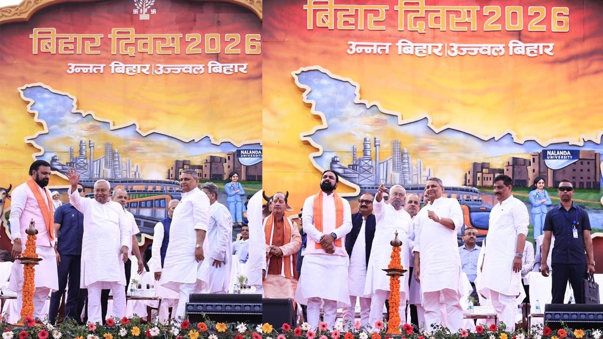 मुख्यमंत्री ने बिहार दिवस समारोह 2026 का दीप प्रज्ज्वलित कर किया उद्घाटन | 22Scope News CM Bihar Diwas 1 22Scope News