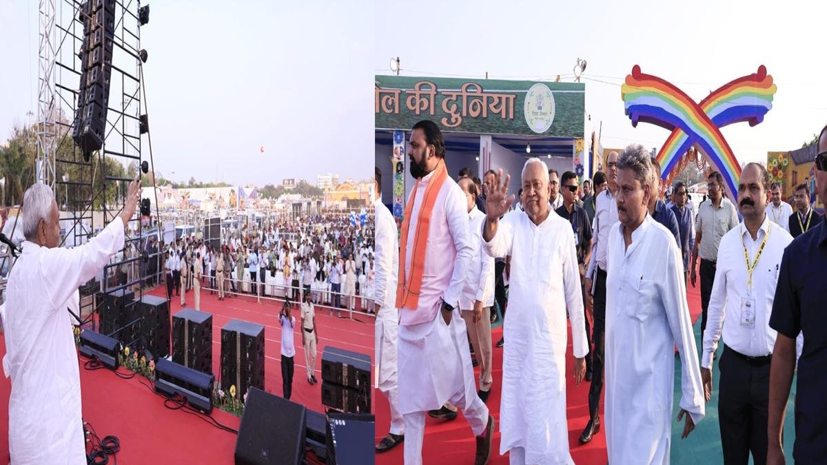 मुख्यमंत्री ने बिहार दिवस समारोह 2026 का दीप प्रज्ज्वलित कर किया उद्घाटन | 22Scope News CM Bihar Diwas 5 22Scope News