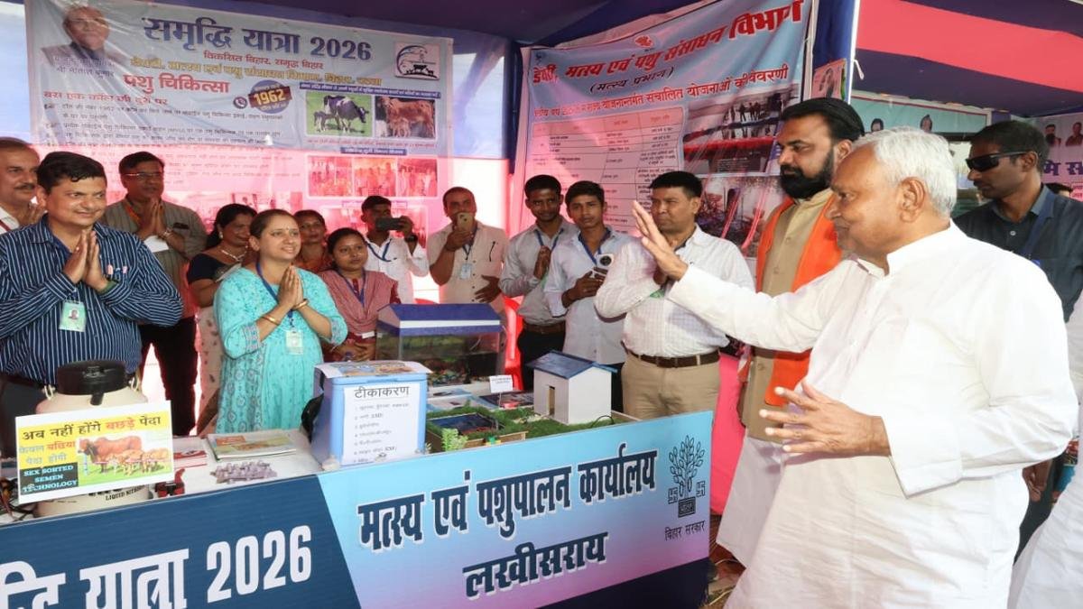 मुख्यमंत्री ने समृद्धि यात्रा के दौरान लखीसराय जिले को दी 326 करोड़ की योजनाओं की सौगात, 144 योजनाओं का किया शिलान्यास | 22Scope News CM Lakhisarai 9 22Scope News