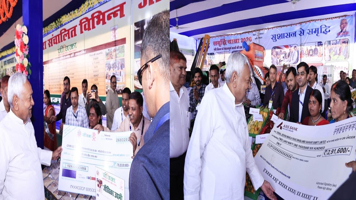 मुख्यमंत्री ने समृद्धि यात्रा के दौरान नालंदा जिले को दी 810 करोड़ की योजनाओं की सौगात, 106 योजनाओं का किया शिलान्यास | 22Scope News CM Nalanda 10 22Scope News