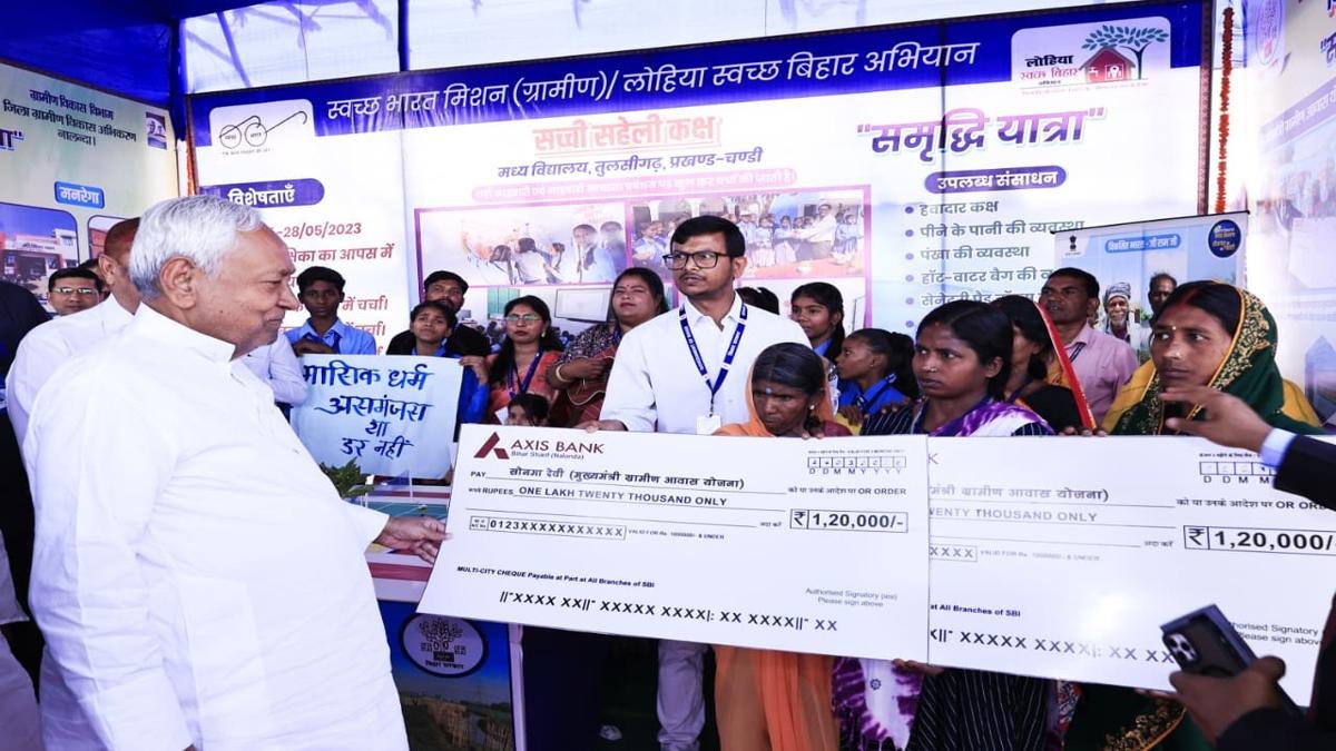 मुख्यमंत्री ने समृद्धि यात्रा के दौरान नालंदा जिले को दी 810 करोड़ की योजनाओं की सौगात, 106 योजनाओं का किया शिलान्यास | 22Scope News CM Nalanda 12 22Scope News