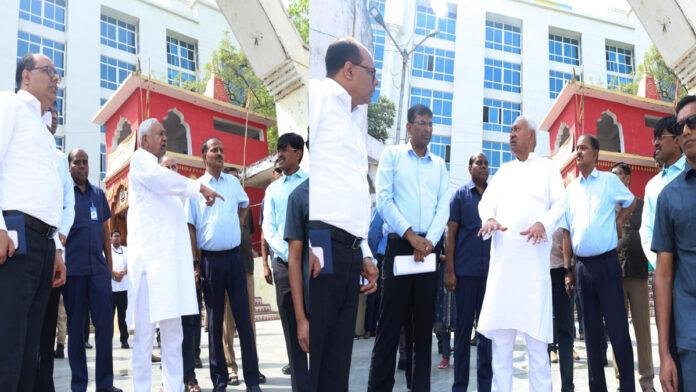 मुख्यमंत्री ने पटना समाहरणालय का किया निरीक्षण, अधिकारियों को दिए निर्देश