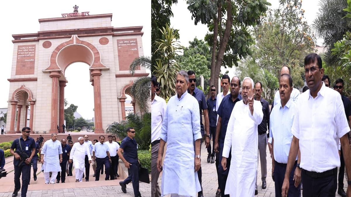 मुख्यमंत्री ने पटना शहर स्थित विभिन्न निर्माणाधीन योजनाओं का किया निरीक्षण, तेजी से कार्य पूर्ण करने का दिया निर्देश | 22Scope News CM Sabhyata Dwar 1 22Scope News