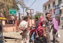 समाहरणालय गेट के पास चला सघन वाहन जांच अभियान