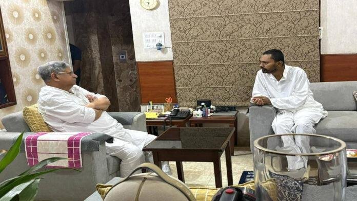 निशांत ने ललन सिंह से उनके आवास पर की सीक्रेट मीटिंग, हलचल तेज