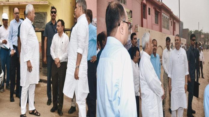 मुख्यमंत्री ने JP गंगा पथ अंतर्गत विभिन्न विकास कार्यों का किया निरीक्षण