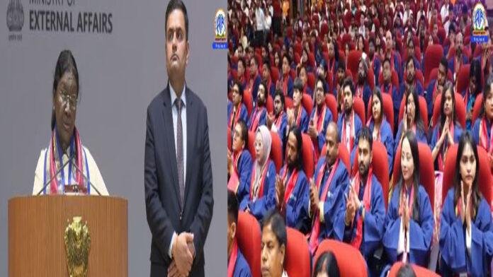 नालंदा विश्वविद्यालय के दूसरे दीक्षांत समारोह में शामिल हुईं राष्ट्रपति, छात्रों को किया सम्मानित