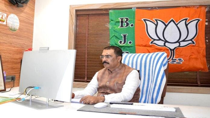 BJP स्थापना दिवस : प्रदेश अध्यक्ष संजय सरावगी ने की बैठक, कहा- 'गांव बस्ती चलो अभियान' विधानसभा के 50 गांवों में होगा आयोजित