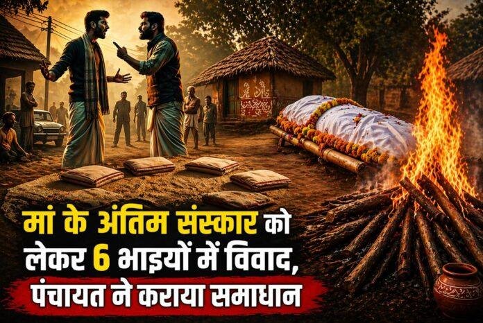 Palamu News: मां के अंतिम संस्कार को लेकर 6 भाइयों में विवाद, पंचायत ने सुलझाया मामला