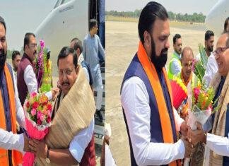 नितिन नवीन और शिवराज सिंह चौहान पहुंचे पटना, थोड़ी देर में BJP विधायक दल की बैठक