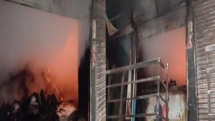 बख्तियारपुर के न्यू मार्केट में भीषण आग, लाखों की संपत्ति जलकर खाक, मची अफरा-तफरी