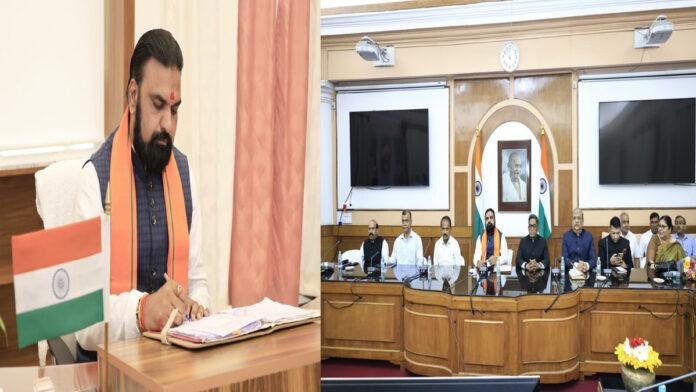 शपथ के बाद नए मुख्यमंत्री सम्राट ने संभाली कमान, अधिकारियों के साथ की बड़ी बैठक