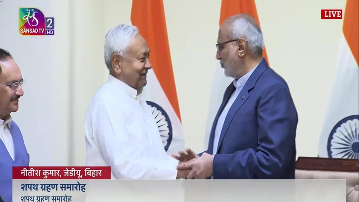 Big Breaking : CM नीतीश ने ली राज्यसभा की शपथ | 22Scope News CM Nitish Oath 1 22Scope News