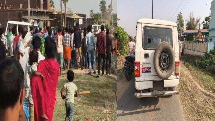 बालू लोडेड ट्रैक्टर को जब्त करने पर हंगामा, असामाजिक तत्वों ने पुलिस पर किया पथराव, हिरासत में 2