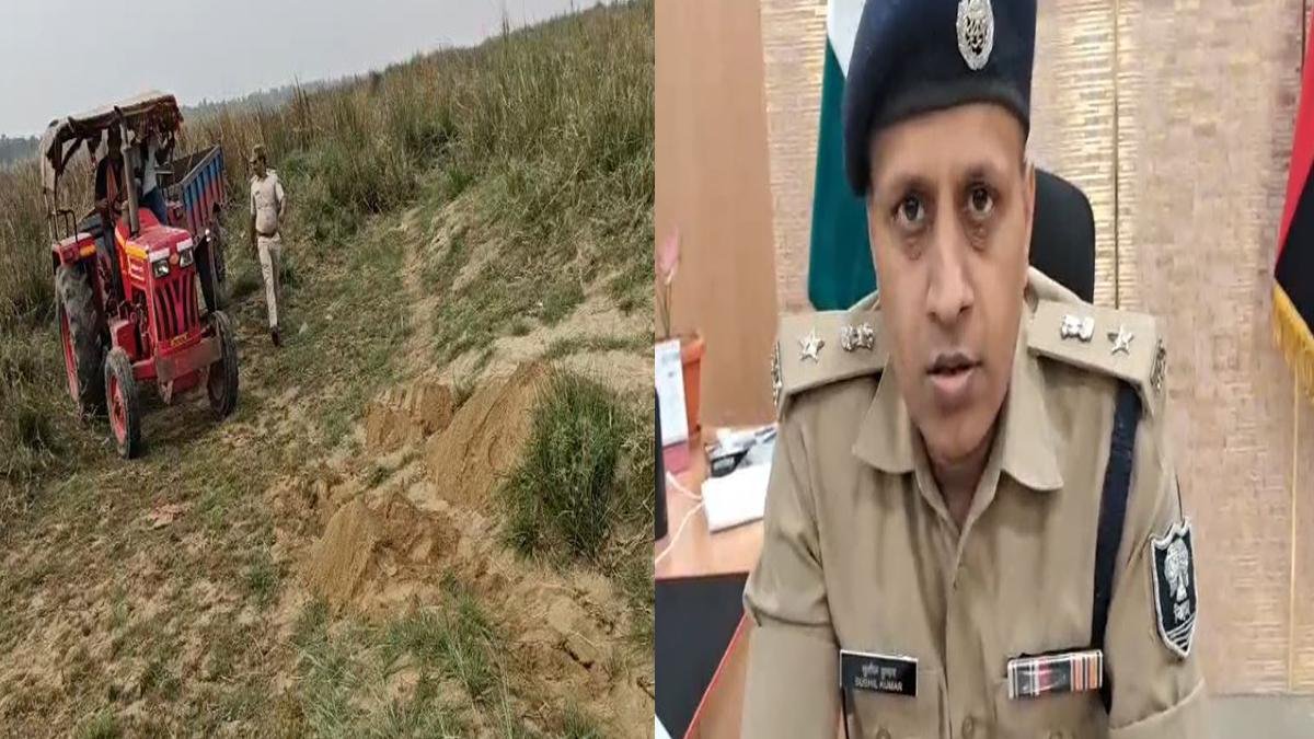 गयाजी में तड़के छापा, बालू माफियाओं पर शिकंजा, 11 ट्रैक्टर-ट्रॉली जब्त, घाट पर भगदड़ | 22Scope News Gaya SSP 1 22Scope News