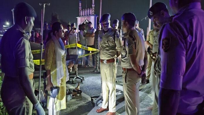 व्यक्ति को गोली मारकर हत्या, घटनास्थल पर पहुंचे SP, जांच में जुटी पुलिस