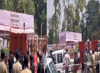 CM नीतीश कुमार के कार्यक्रम में मधुमक्खी का हमला