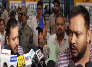 बंगाल से चुनाव प्रचार कर पटना लौटे तेजस्वी, कहा- फिर से ममता दीदी की बनेगी सरकार