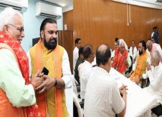 BJP के मुख्यालय प्रभारी अरविंद शर्मा ने MLC चुनाव के लिए भरा नामांकन, CM सम्राट चौधरी सहित NDA के तमाम सहयोगी रहे मौजूद